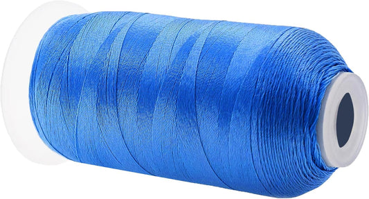 Mandala Crafts Sky Blue Heavy Duty Thread - 1500 Yds Tex 70 Thread for Sewing Drapery Jeans Leather Hair Outdoor Marine Upholstery