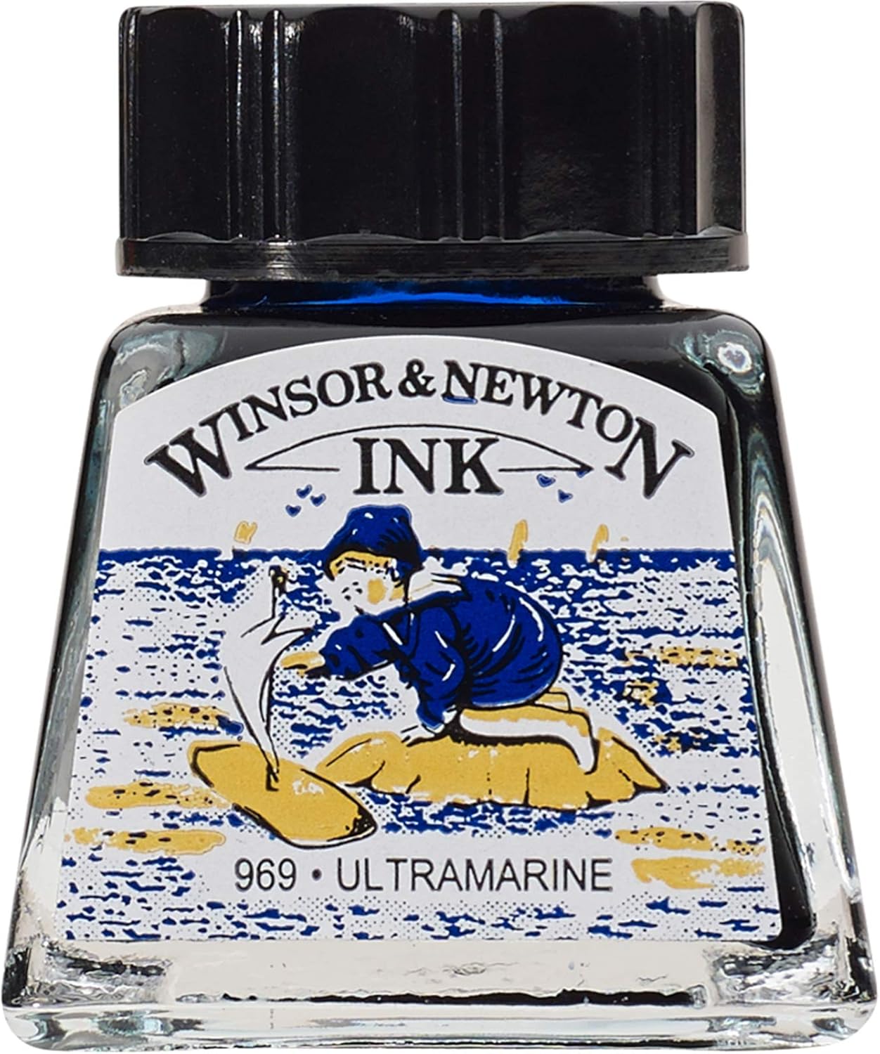 Winsor & Newton Drawing Ink, 14ml Bottle, Ultramarine - Crafty Corner
