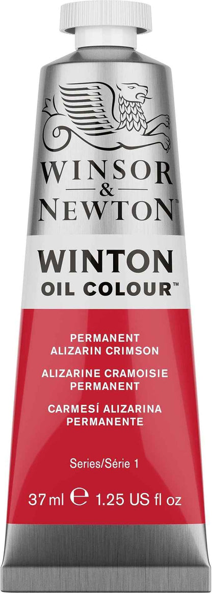 Winsor & Newton Winton Oil Color, 37ml (1.25-oz) Tube, Permanent Alizarin Crimson