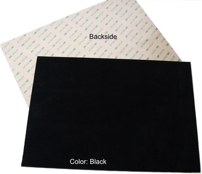 Premium Quality Suede Sheets 8.5"x12" with Super-Strong self-Adhesive Backing. Ideal for Making Peel-and-Stick (self-Stick, Stick-on) Soles for Dance Shoes, [SUEDE-DIY-r01]. - Crafty Corner