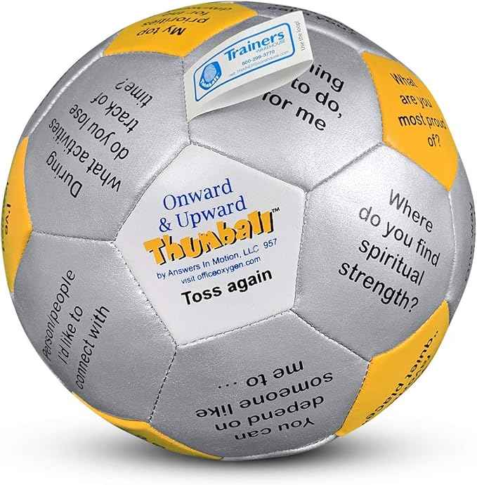 Trainers Warehouse 6" Thumball Collection, 32 Prompts for Conversation, Team Building, Relationship and Training