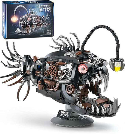 Mechanical Fish Building Sets,Ocean Animal Collection Toy,Adults Home or Office Decor,STEM Building Gift for Teens Boys and Girls 8-14 (1038PCS)