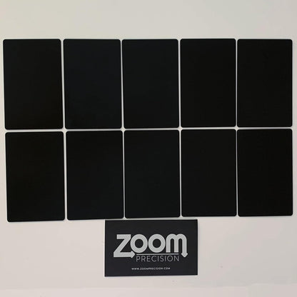 Metal Engraving Blanks for Etching w/Silhouette Cameo 4 Pro Plus, Brother Scan and Cut, Maker, Explore Air 2 or Laser Engraving Blanks - Anodized Aluminum Sheet Metal & Plates for Crafting- 10 Pack