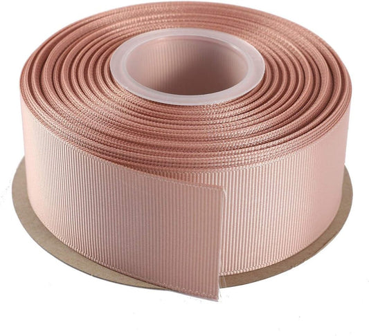 ITIsparkle 11/2" Inch Grosgrain Ribbon 25 Yards-Roll Set for Gift Wrapping Cake Decoration Party Favor Hair Braids Hair Bow Baby Shower Decoration Floral Arrangement Craft Supplies, Vanilla Ribbon - Crafty Corner