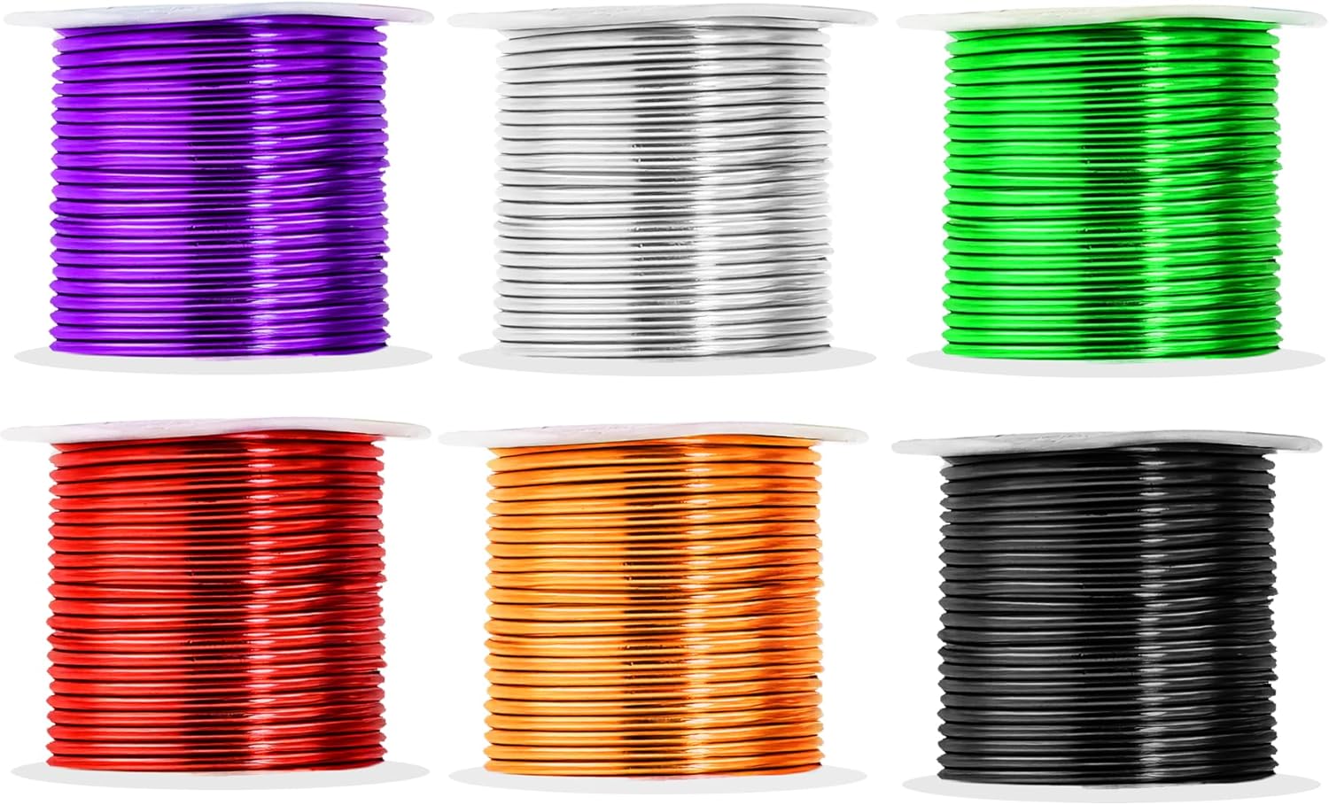 Mandala Crafts 13 Gauge Anodized Aluminum Craft Wire for Jewelry Making - 300 FT Colored Flexible Silver Black Gold Purple Red Kelly Green Wire - Bendable for Bonsai Armature Crafting Sculpting - Crafty Corner
