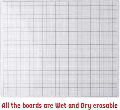 Hexers Role-Playing Game Board Mat, Square Grid Terrains, 8 Different terrains, Compatible with Dungeons and Dragons DND Pathfinder RPG, 27 on 23 inches, 1 inch Squares, Foldable & Dry Erase