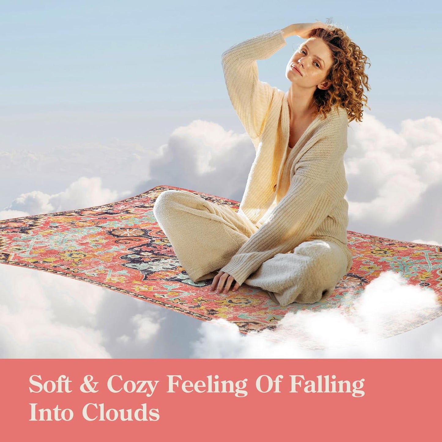 Lahome Bohemian Washable Runner Rugs with Rubber Backing, 2x7 Runners for Hallways, Vintage Floral Soft Non Slip Non-Shedding Faux Wool Stair Carpet Runner for Bathroom Kitchen Laundry, Fuchsia/Multi