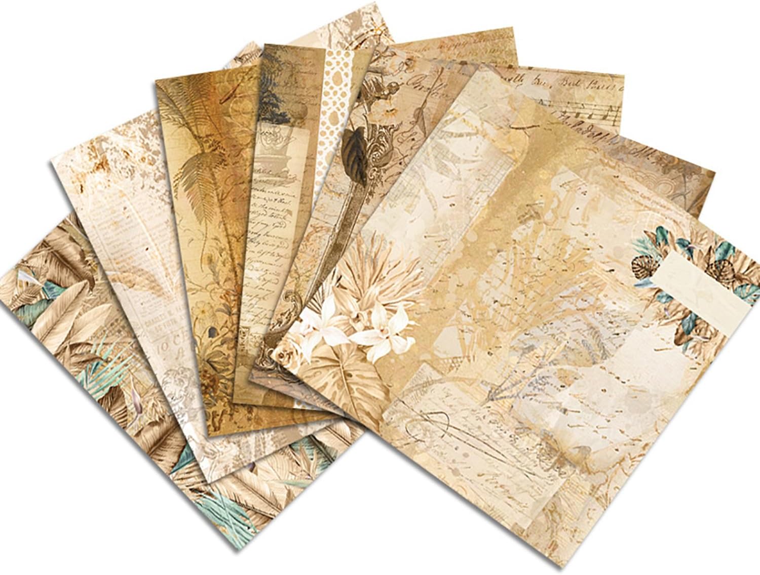 YASMEN Scrapbook Paper Pad 12x12, Vintage Patterned Cardstock, Single-Sided Decopodge, Retro Decorative Craft Paper, Scrapbooking Junk Journal Gift Card Making Supplies - 24 Sheets - Crafty Corner