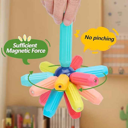 COUOMOXA Magnetic Building Blocks STEM for Toddlers: 74pcs Montessori Magnet Toys for 3 4 5 6 7 8+ Years Old Kids - Sensory Toys for Preschool Gifts-Starter Set - Birthday Gift for Boys Girls
