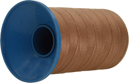 Mandala Crafts Bonded Nylon Thread Russet Brown Heavy Duty Sewing Threads - 1250 YDs Size 138 420D T135 Tex 135 Thread for Leather Jeans Weaving Outdoor Marine Upholstery Threads