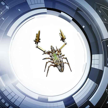 Metal Insect Scorpion Model, Steampunk Bug Mechanical, 3D Metal Puzzle, Arts and Crafts Hobby Kit,DIY Projects for Birthday(Leveling Scorpion)
