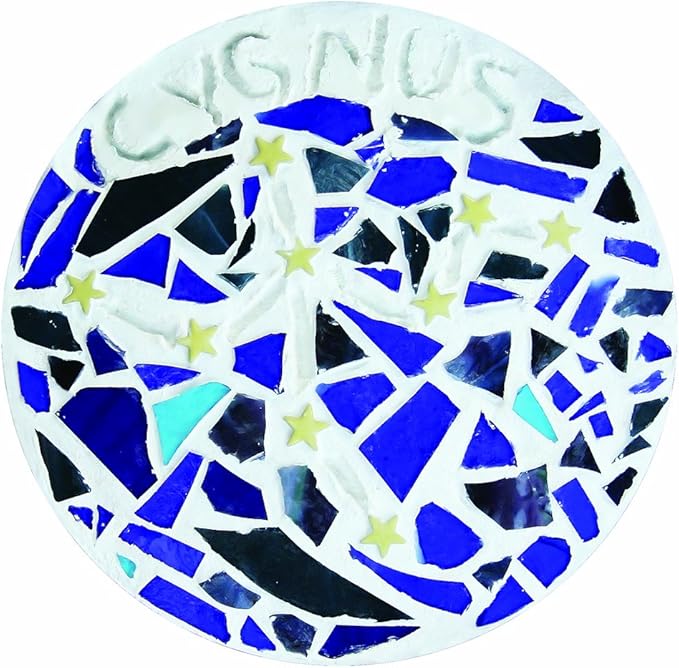 Diamond Tech Create N Learn Mosaic Stepping Stone Kit, Starry Night
