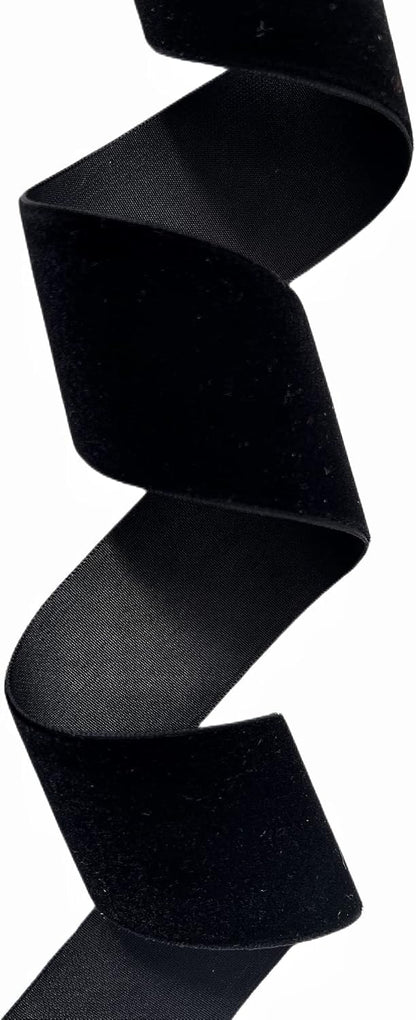 Velvet Ribbon, 1 1/2-Inch by 25-Yard Spool (Black) - Crafty Corner