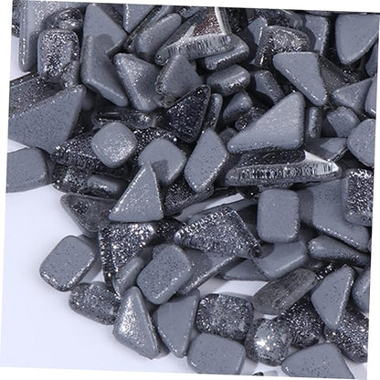 DIY Crystal Glass Irregular Tiles Supplies Craft Gem Stones