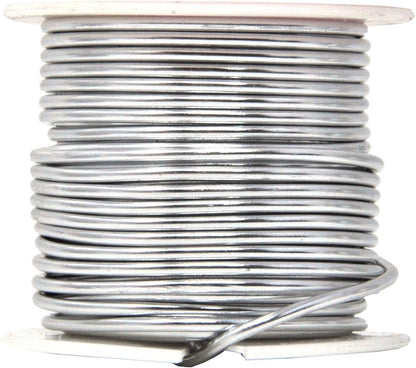 Mandala Crafts 12 Gauge Anodized Aluminum Craft Wire for Jewelry Making - 276 FT Colored Flexible Silver Copper True Blue Black Red Kelly Green Wire - Bendable for Bonsai Armature Crafting Sculpting - Crafty Corner