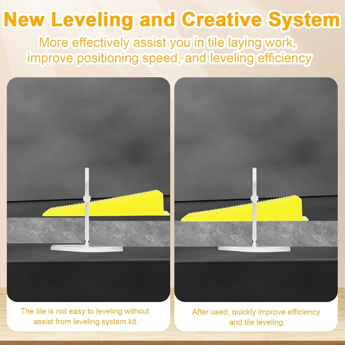 Storystore Tile Leveling System with Tile Pliers and Hammer - 600 Piece Tile Spacers Clips and 200 Piece Reusable Wedges, 1/8 Inch Tile Installation Tools Kit