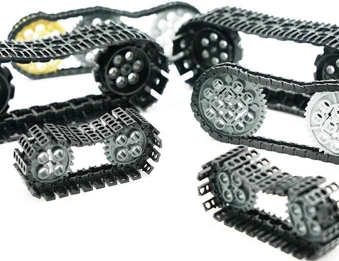 Gears-Axles-Pins Sets Compatible with Technic-Parts Pieces-Motor, Car-Wheels-Tires Chain Link Connector Building Block Accessories Shock Absorber Steering Shaft Gearbox Gears Bricks