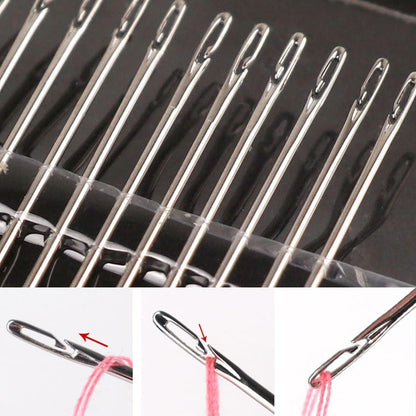 Connimonet Hand Quilting Thread,Needle and Thread Kit for Sewing,30 Colors,250 Yards Each,with Self Threading Sewing Needles and 2in1 Tool for Needle Threader and Seam Ripper
