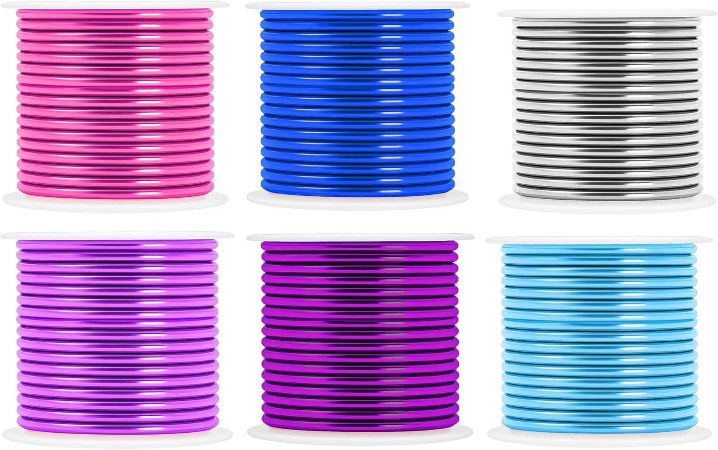 Mandala Crafts 14 Gauge Anodized Aluminum Craft Wire for Jewelry Making – 330 FT Colored Flexible Silver Lavender Purple Pink Ice Blue Turquoise Wire - Bendable for Bonsai Armature Crafting Sculpting - Crafty Corner