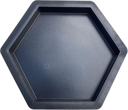 AUTUMN 12" Hexagon Stepping Stone Mold - DIY Concrete Cement Path Maker for Garden Walkway - Made in USA - Decorative Hexagonal Garden Statue & Pathway Mold