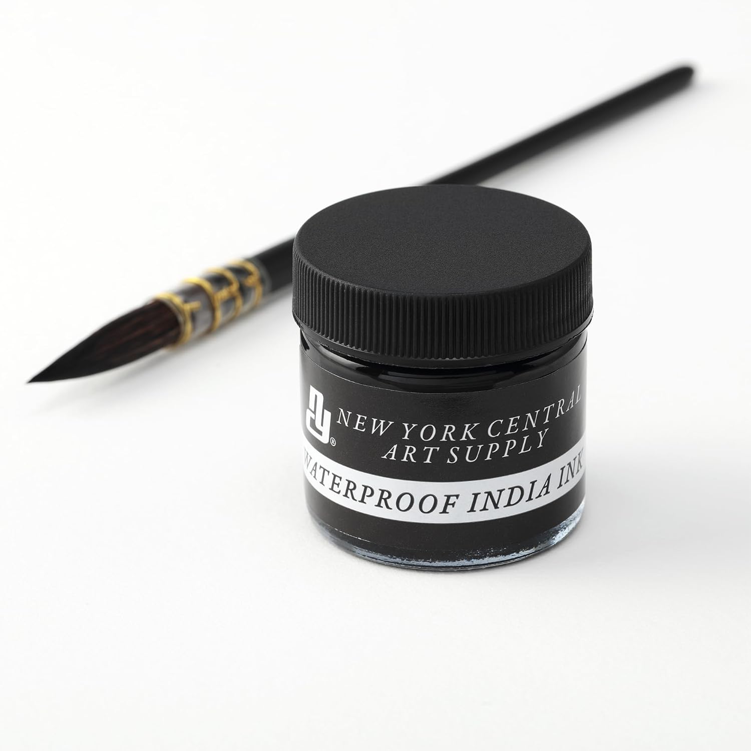 New York Central® India Ink 16oz Bottle - Make an Impact with Matte Black India Ink, Perfect for Artists, Calligraphy, Illustrations, & More! - Crafty Corner