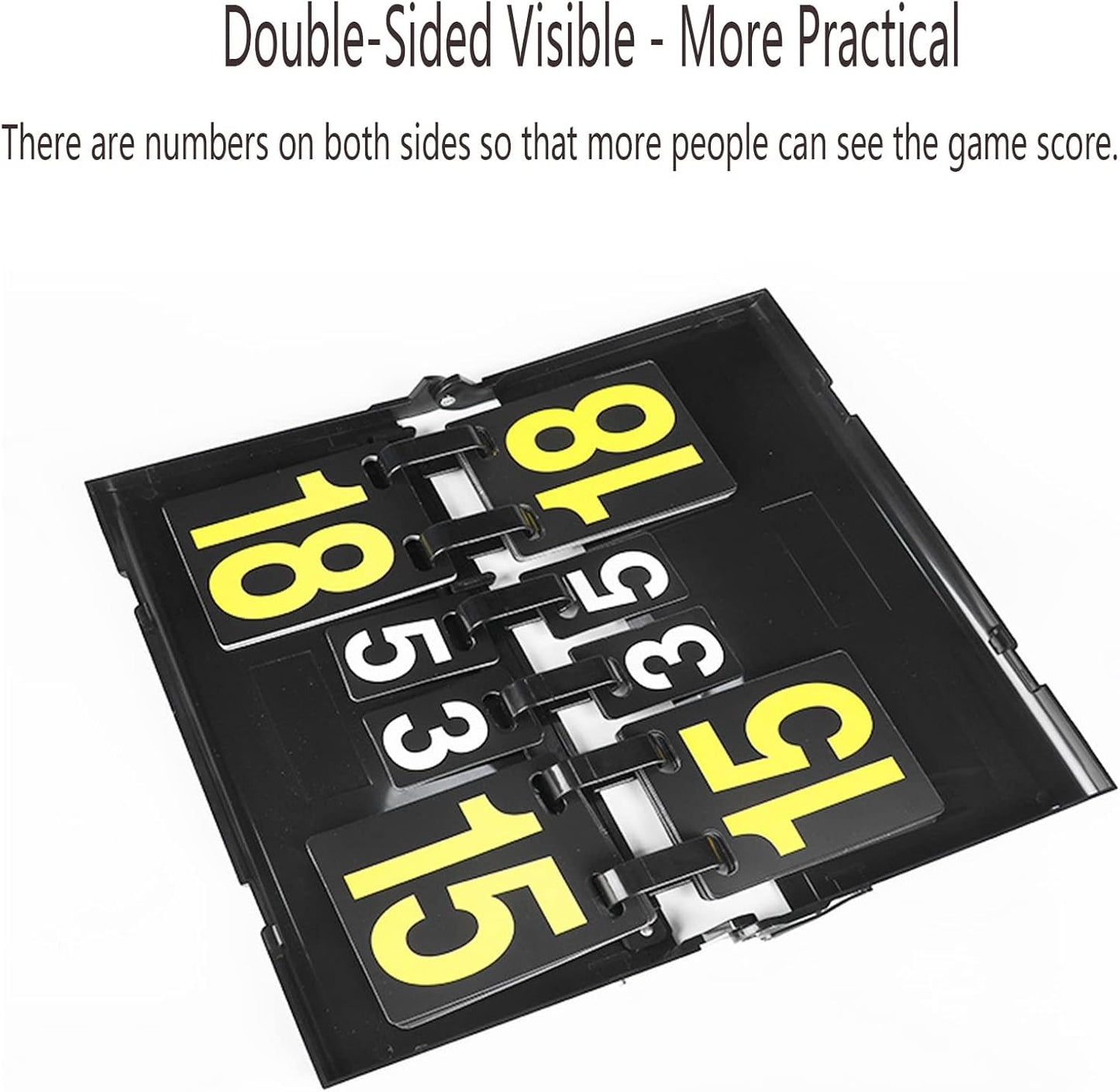 Portable Digital Scoreboard, Ping Pong Score Keeper Scoreboard for Tennis Soccer Football Sports, Sports Supplies Score Board for Games, Best Coaches Gifts Idea for Men, Boys