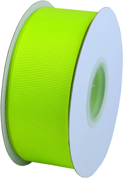 ITIsparkle 11/2" Inch Grosgrain Ribbon 25 Yards-Roll Set For Gift Wrapping Cake Decoration Party Favor Hair Braids Hair Bow Baby Shower Decoration Floral Arrangement Craft Supplies, Apple Green Ribbon - Crafty Corner