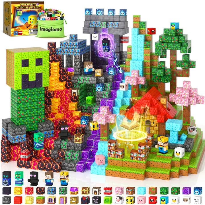 500PCS Magnetic Blocks for Kids Ages 4 (500 Count)