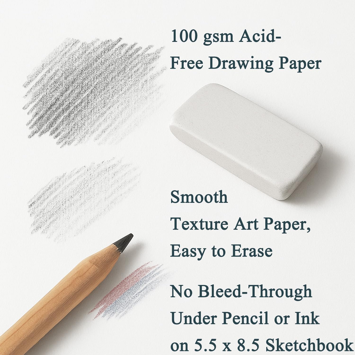Small Sketchbook 5.5" x 8.5" - 2 Pack Top Spiral Mini Sketch Pad, Small Sketch Book Hard Cover, 100 Sheets Each 68lb/100gsm - Mini Drawing Paper for Kids, Portable Drawing Pad for Beginners & Artists. - Crafty Corner