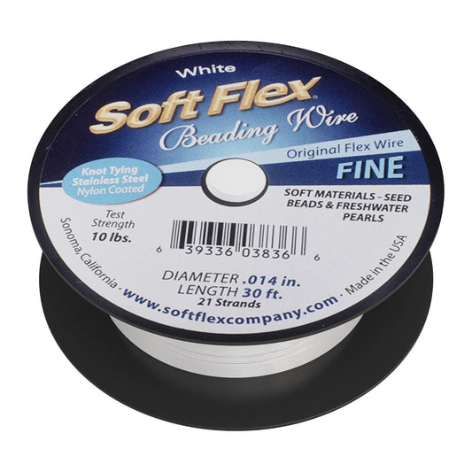 Soft Flex 21 Strand Beading Wire - Fine 0.14 Diameter - 30 Feet Design Wire - Crafty Corner