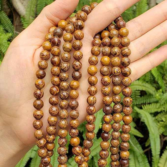 70pcs Adabele Natural Golden Tiger Skin Jasper Healing Gemstone 10mm (0.39 inch) Round Loose Beads Gem Stone Spacer for Craft Jewelry Making GF27-10