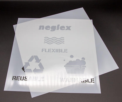 7.5mil Blank Mylar Sheets(10 Pack),12X12 inch Milky Translucent PET Blank Stencils Sheets,Template Material for Cutting Machine, Make Airbrush Stencils, Food-Safe Craft Plastic Sheets