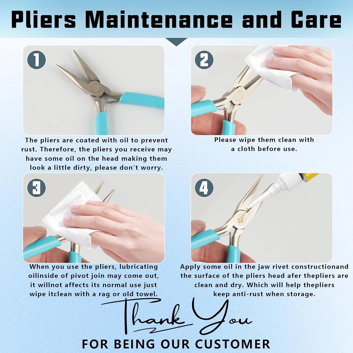 3 Pcs Jewelry Pliers Set - Needle Nose, Round Nose and Wire Cutters for Jewelry Making, Repair and Crafts，Wire Wrapping Beading Crafts Pliers - Crafty Corner