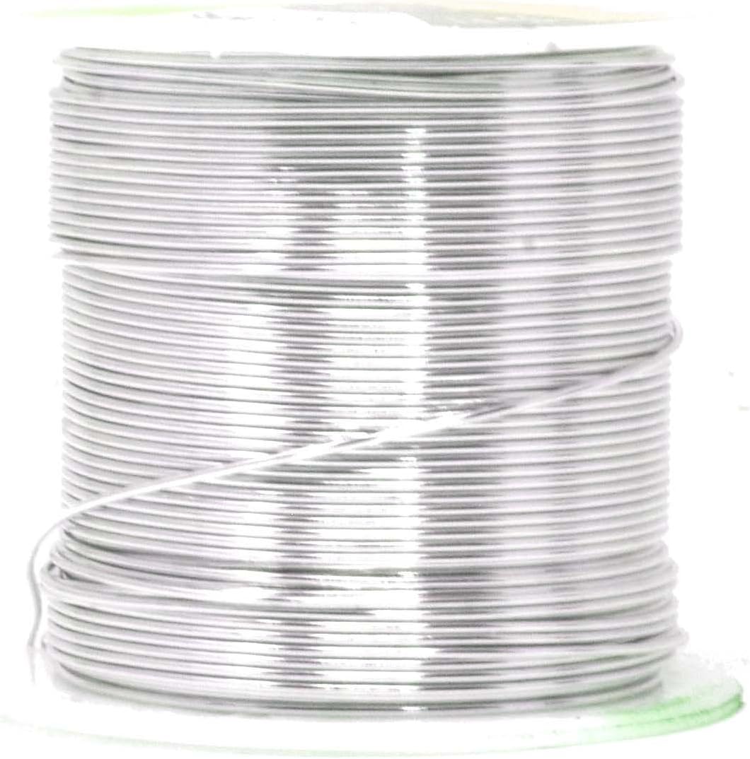 Mandala Crafts 20 Gauge Anodized Aluminum Craft Wire for Jewelry Making - 450 FT Colored Flexible Silver Copper Purple Pink Brown Ice Blue Wire - Bendable for Bonsai Armature Crafting Sculpting - Crafty Corner