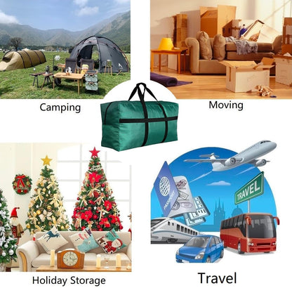 Extra Large Duffle Bag for Travel, Big Foldable Storage Bag - Turquoise