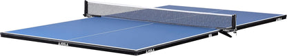 JOOLA Ping Pong Conversion Top with Net Set for Billiard and Pool Tables - Regulation Top Converts Billiards into Ping Pong Table - Includes Foam Padding for Protection - Steel Frame Option