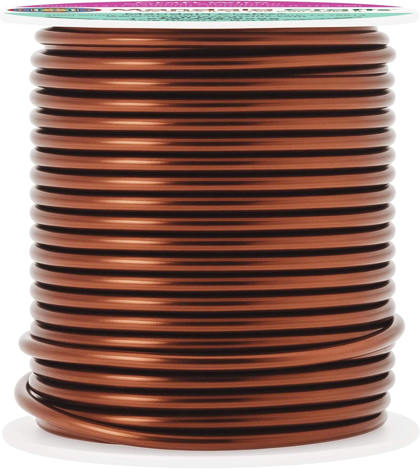 Mandala Crafts 13 Gauge Anodized Aluminum Craft Wire for Jewelry Making - 240 FT Colored Flexible Neutral Wire - Bendable for Bonsai Armature Crafting Sculpting - Crafty Corner