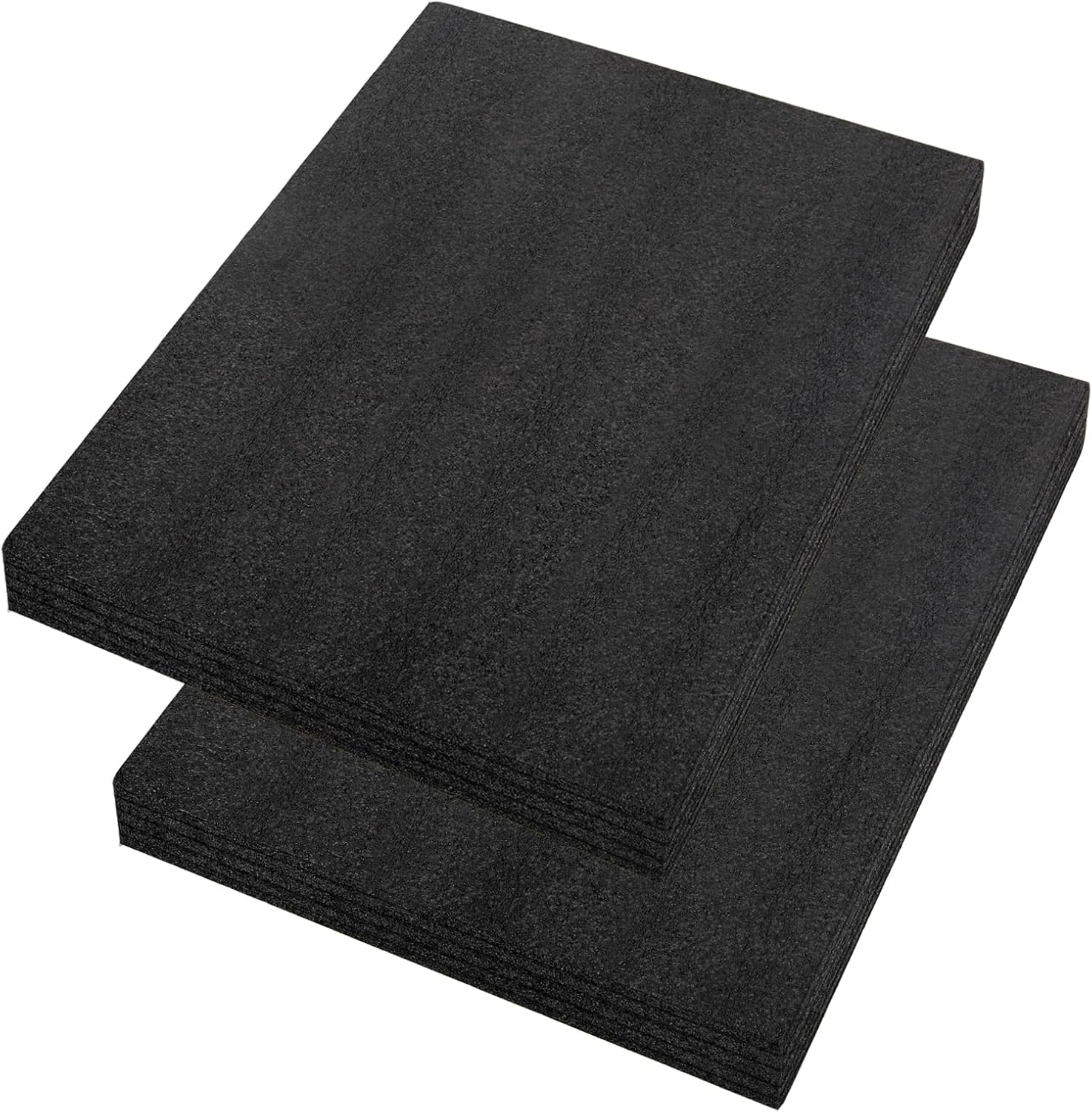 2 Pcs 12 x 16 x 1INCH Black Polyurethene Foam Sheets,Cuttable Packing Foam Block Foam Padding for Packing and Crafts,Toolbox Storage. - Crafty Corner