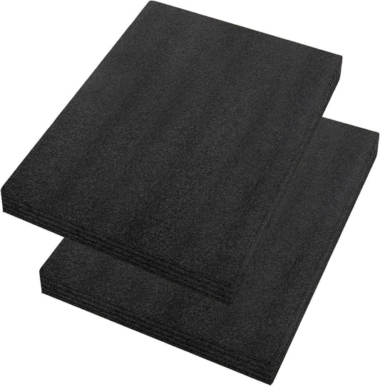 2 Pcs 12 x 16 x 1INCH Black Polyurethene Foam Sheets,Cuttable Packing Foam Block Foam Padding for Packing and Crafts,Toolbox Storage. - Crafty Corner