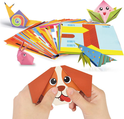 308 Sheets Origami Paper Kit, 5.5inch Craft Origami Set for Kids Ages 5-12, with 54 Patterns & Guiding Book for Beginners, Art Projects for Children Adult, Birthday Christmas Gifts for Boys&Girls - Crafty Corner