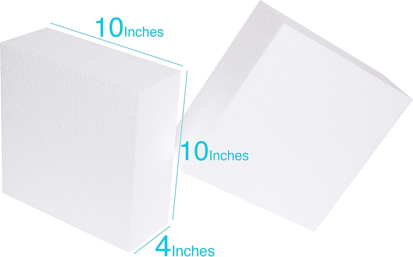 Silverlake 10x10x4 Craft Foam for Styrofoam Block Projects