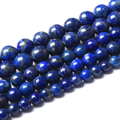 AAA+ Natural Lapis Lazuli Gemstone Beads 4mm 89PCS Round Loose Stone Beads for Jewelry Making DIY Bracelets Necklace Earrings