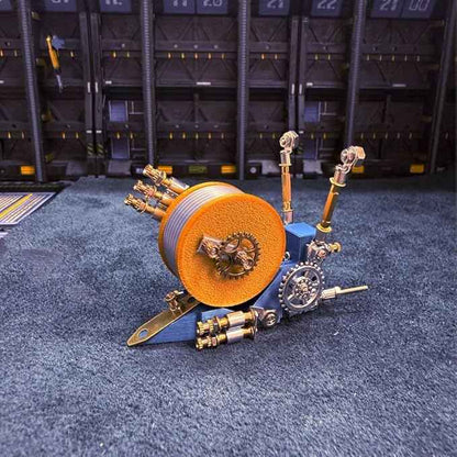 3D DIY Slow-Core Metal Puzzle Kits, 125PCS Mechanical Snail Metal Steampunk Insect Model Kit, Creative Collectible Display Piece for Adults