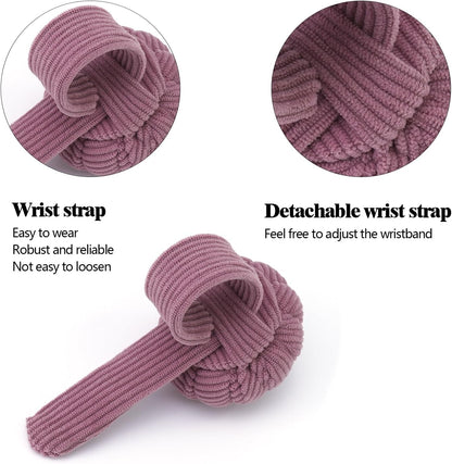 Wrist Pin Cushions, Sewing Needle Cushion kit with 1Pcs Elastic Strap Finger Ring Pincushions, Adjustable Strap Handcraft Needles Holder for Sewing and Quilting. (Light Coral)
