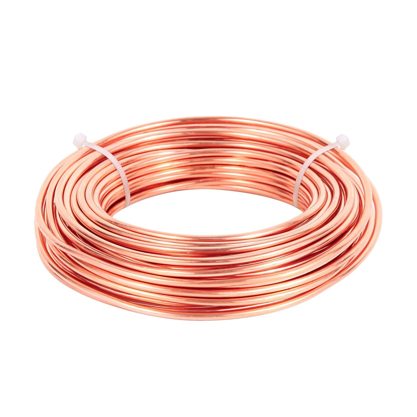 12 Gauge/2.0 mm 16.5 Feet 5 oz 99.9% Dead Soft Copper Wire for Electroculture Gardening, Jewelry Making, Beading, Science Projects, DIY Artwork, Pure Bare Copper Wire - Crafty Corner