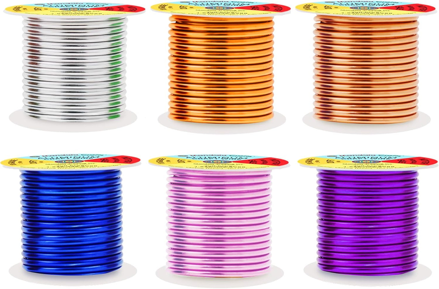 Mandala Crafts 10 Gauge Anodized Aluminum Craft Wire for Jewelry Making - 120 FT Colored Flexible Silver Copper Gold True Blue Purple Pink Wire - Bendable for Bonsai Armature Crafting Sculpting - Crafty Corner