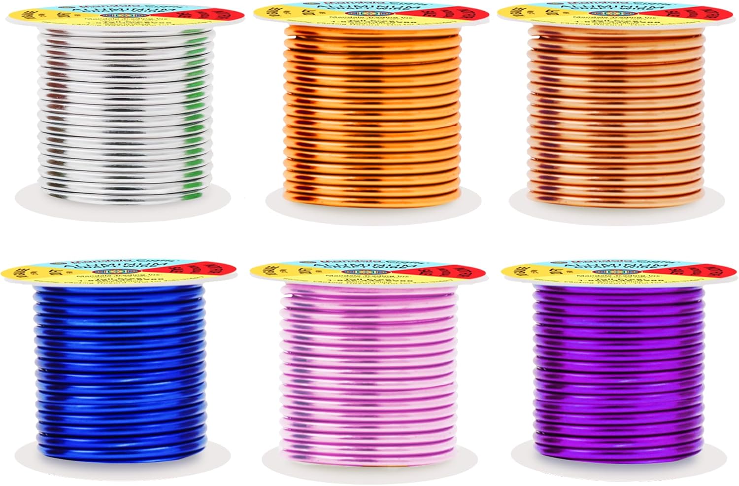 Mandala Crafts 10 Gauge Anodized Aluminum Craft Wire for Jewelry Making - 120 FT Colored Flexible Silver Copper Gold True Blue Purple Pink Wire - Bendable for Bonsai Armature Crafting Sculpting - Crafty Corner