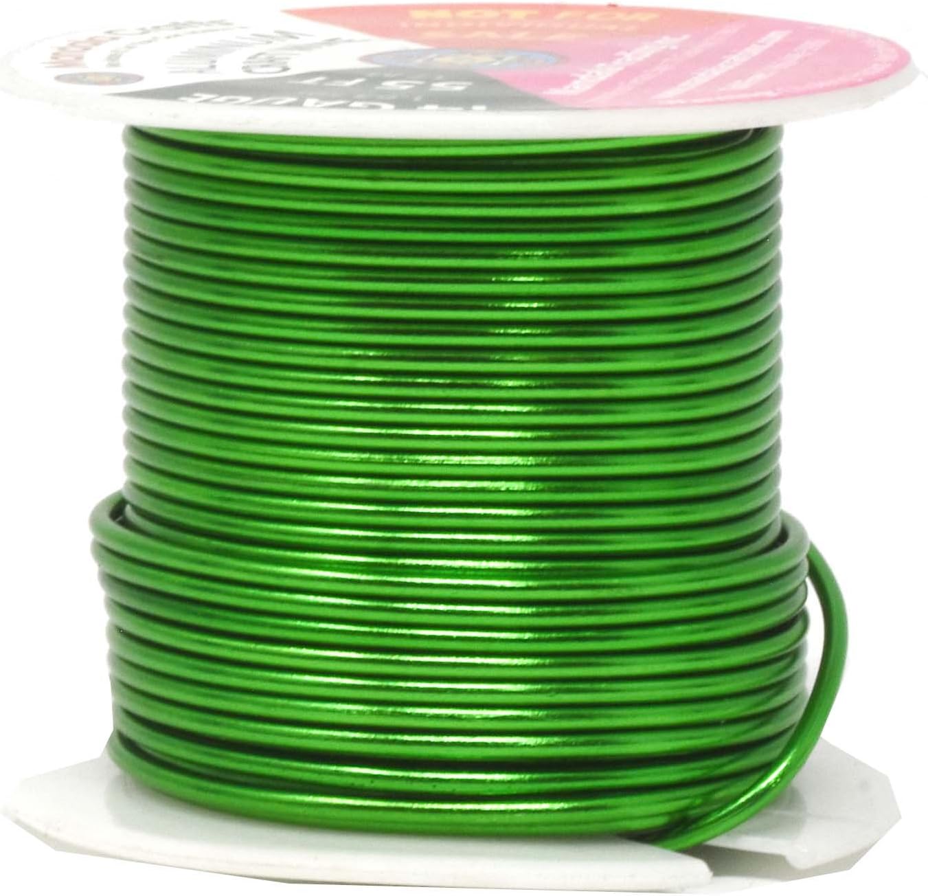 Mandala Crafts 14 Gauge Anodized Aluminum Craft Wire for Jewelry Making – 330 FT Colored Flexible Silver Copper True Blue Brown Red Kelly Green Wire - Bendable for Bonsai Armature Crafting Sculpting - Crafty Corner
