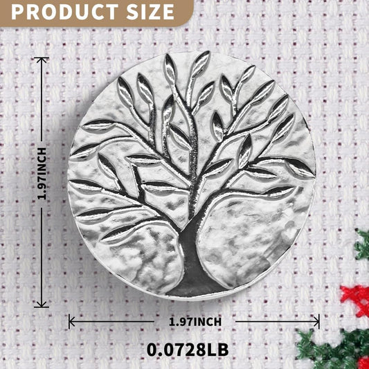 Needle Minder Magnet, Magnetic Needle Minder, Needle Minders Magnetic Cross Stitch Accessories, Magnetic Needle Holder, Life Tree, Butterfly, Cats, Owl, Heart (TreeofLife)