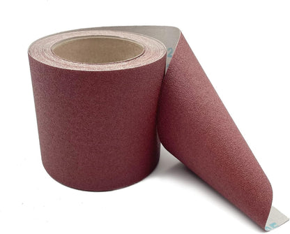 120 Grit Emery Cloth Roll, 4.5 Inch Wide 32.8 Ft Long (Equals 1/4 Sheet Sandpaper 71 Pcs) Abrasive Sandpaper Rolls for Metal Automotive Wood Furniture Sanding Paper Drum Palm Sander (120 Grit)